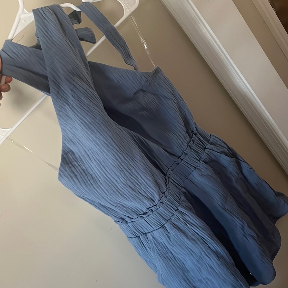 Light blue Listicle romper from Nanamacs boutique